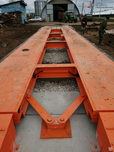 Весы автомобильные ВТА-40 колейные фундаментные Витязь ЛАЙТ платформа 6 м 