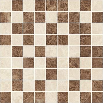 Настенная плитка Laparet Libra мозаика коричневый+бежевый 30х30