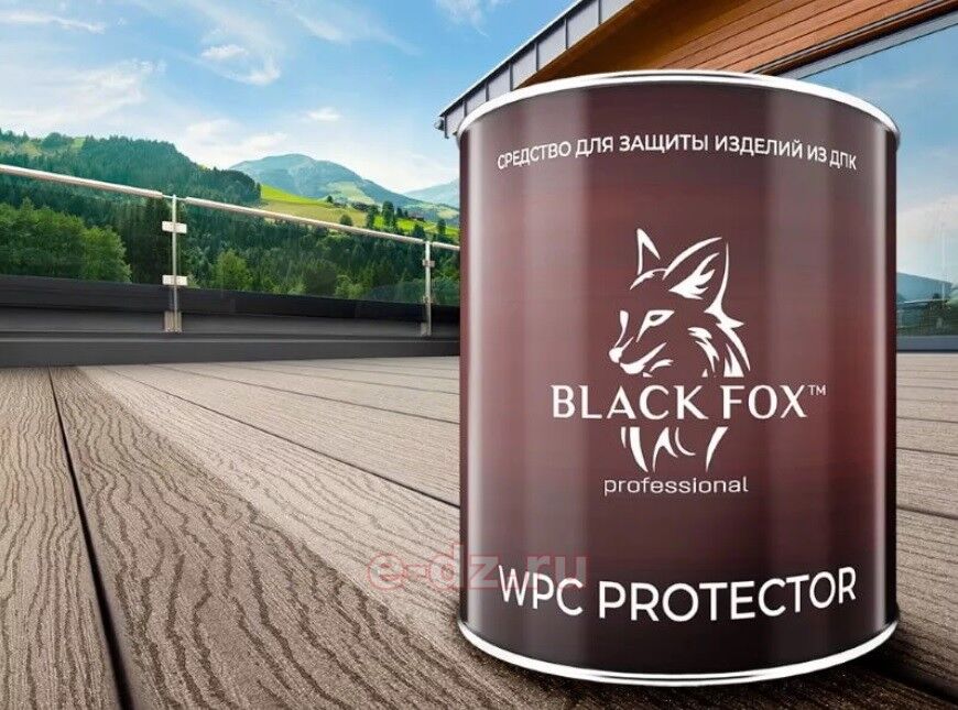 Масло «Black Fox Protector» для террасной доски ДПК