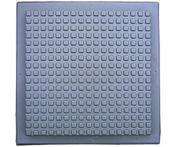 Форма для тактильной плитки 500х500х60 с квадратными рифами