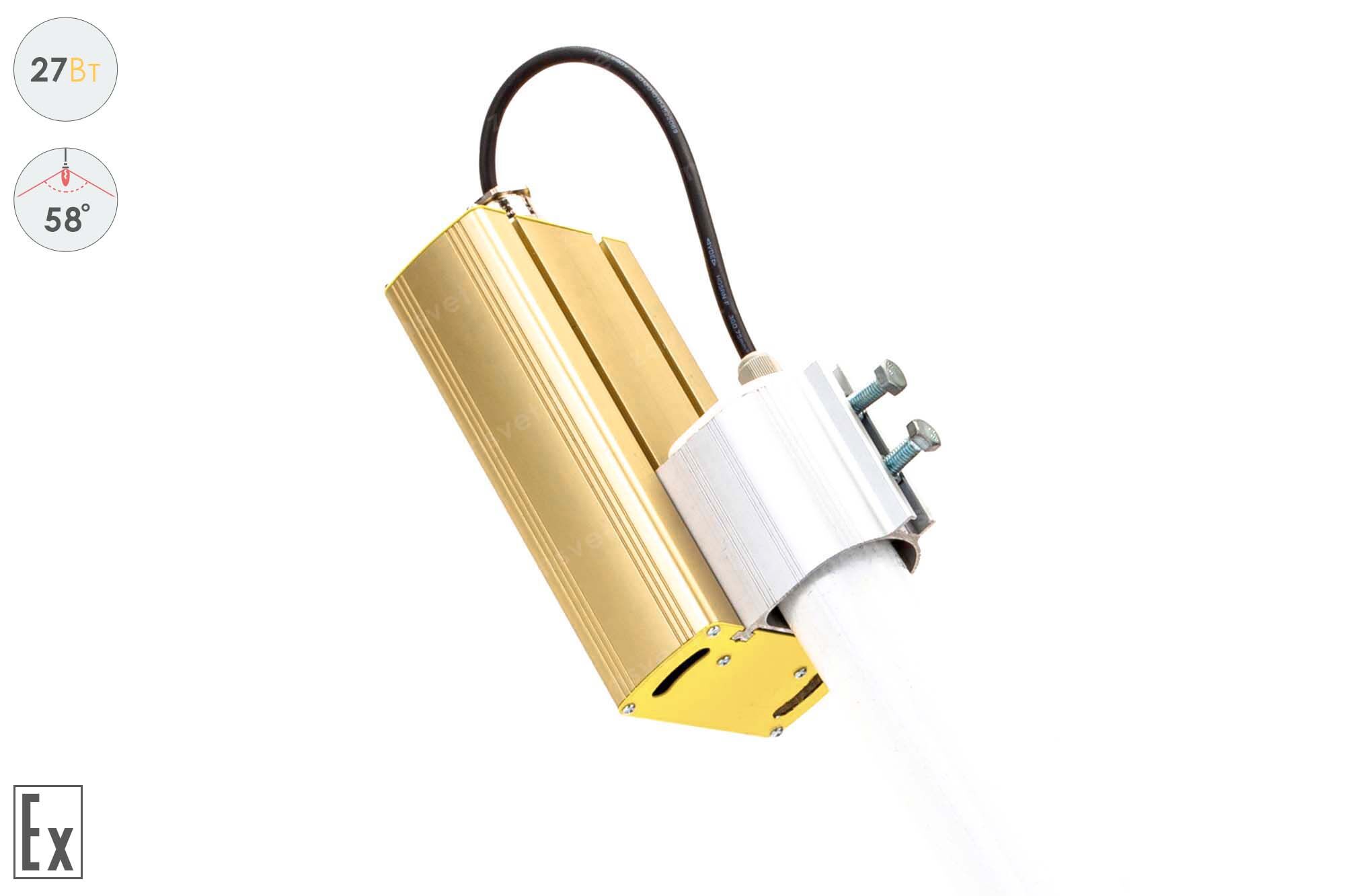 Прожектор Взрывозащищенный GOLD, консоль K-1, 27 Вт, 58° 5