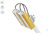 Низковольтный светодиодный светильник Магистраль GOLD, консоль K-2, 54 Вт, 30Х120° #5