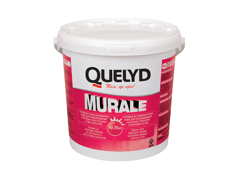 QUELYD клей для стеновых покрытий MURALE 5 кг