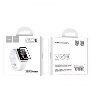 Защитное стекло Hoco для Apple Watch 44mm, толщина 0.15мм, цвет черный