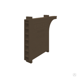 Briko, Вентиляционно-осушающие коробочка V-BOX 90, 60x90x10 мм, цвет: темно-коричневый 