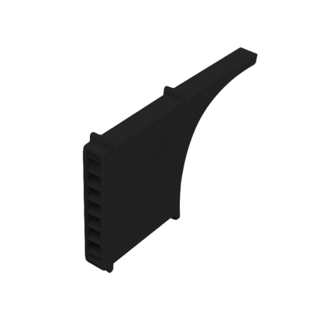 Briko, Вентиляционно-осушающие коробочка V-BOX 115, 60x115x10 мм, цвет: черный