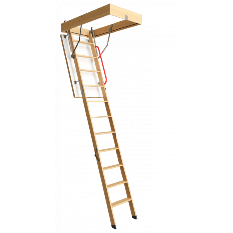 Лестница чердачная деревянная Döcke Premium, 70х120х300 мм