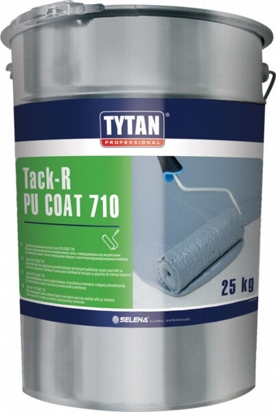 Мастика TYTAN Professional TACK-R PU Coat 710 гидроизоляционная, серый 25 кг