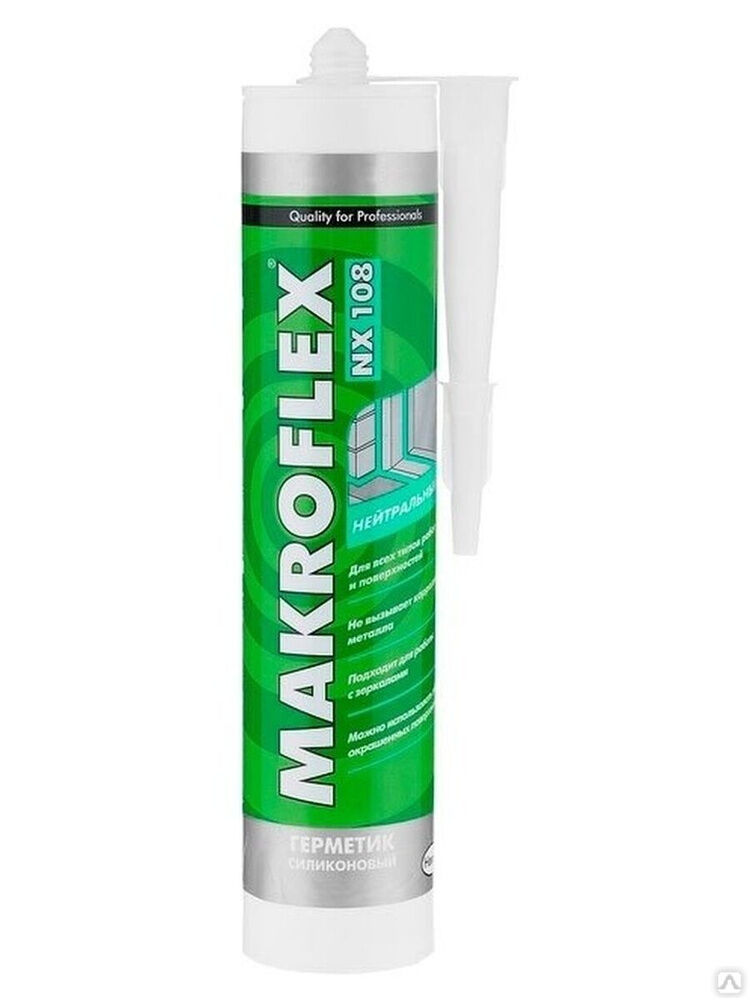 Герметик нейтральный MAKROFLEX "Makrosil-NX 108" бесцветный