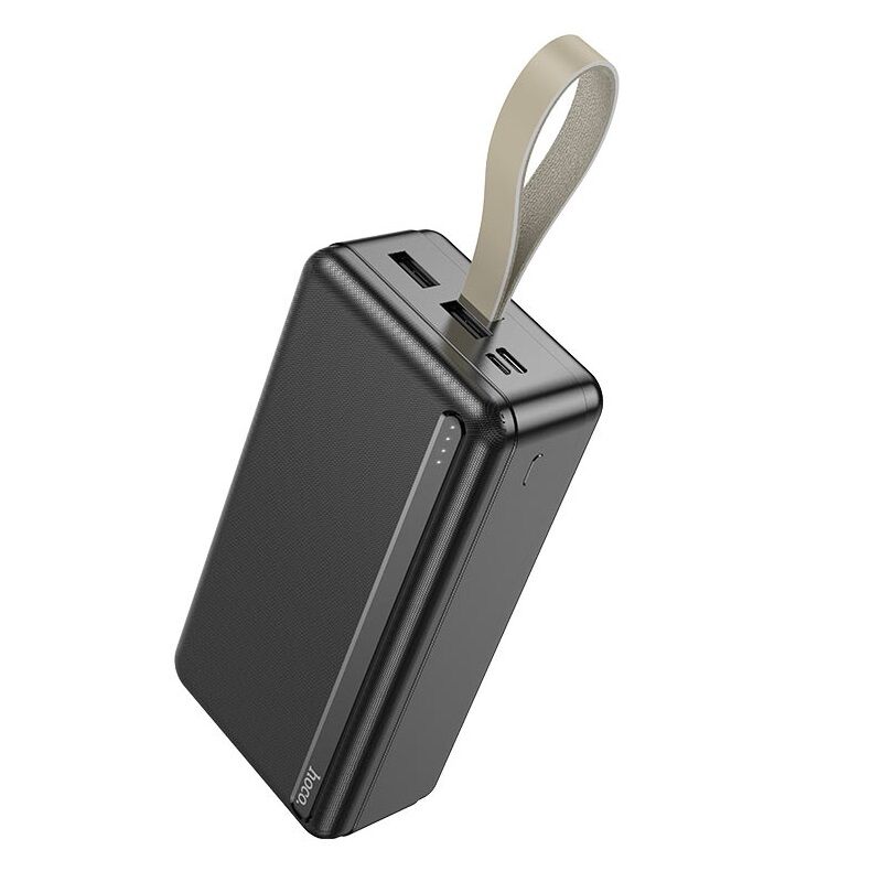 Портативный аккумулятор 30000mAh 2гн.USB, Type-C 5V, 2.1А (чёрный) "Hoco" J91B 2