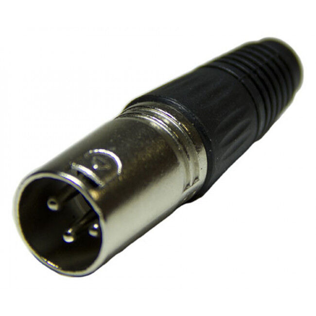 Микрофонное штекер "Canon" на кабель (чёрный)